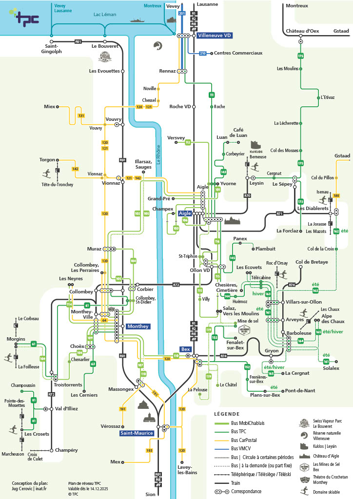Planification &amp; horaires